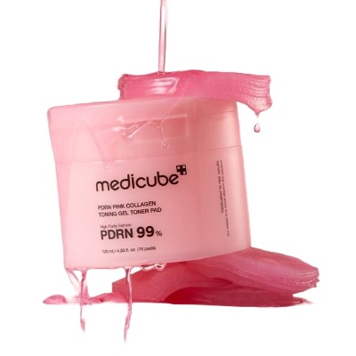 くすみ跡 PDRN ピンクコラーゲンゲル トナーパッド 70枚+70枚