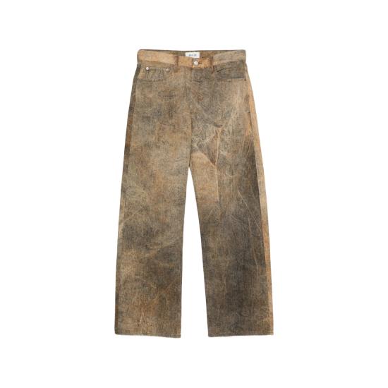 AGOLDE Men Denim Pants A711 1917 BRAK BROWN GREY
