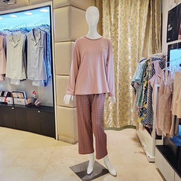 VEV3951W_ふっくらコートナ起毛女性ホームウェアセット