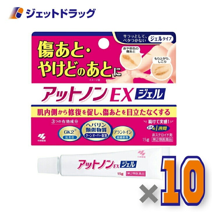 【第2類医薬品】アットノンEX ジェル 15g ×10個