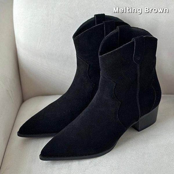 女性牛革アンクルブーツ 秋ショートブーツ MT69