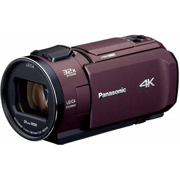 【中古】パナソニック Panasonic 4K ビデオカメラ VX1M 64GB あとから補正 ブラウン HC-VX1M-T