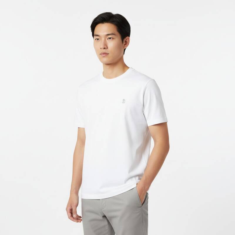 ブルネロ・クチネリ 半袖Tシャツ ホワイト メンズ M0B137444G CL087