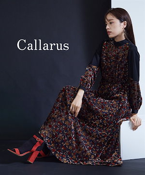 【結婚式パーティーオケージョンドレス】CallarusSwitching Velor Design Onepiece Dress大きいサイズ有 黒系 ネイビー系 ワンピース ドレス