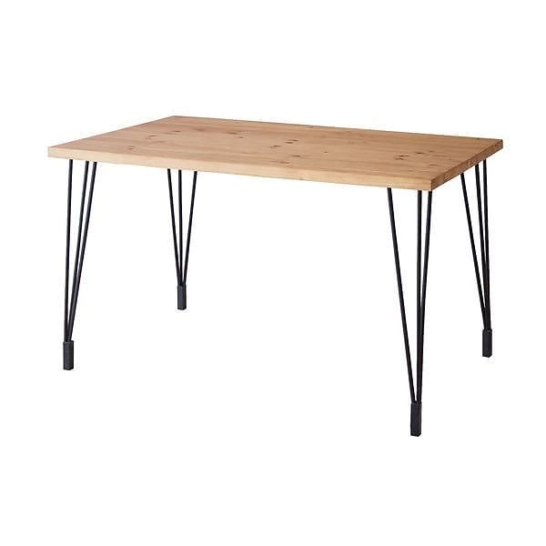 ダイニングテーブル 天然木 高級素材使用ブランド アイアン LEIGHTON NW-113MBR 国内初の直営店 レイトン ミディアムブラウン