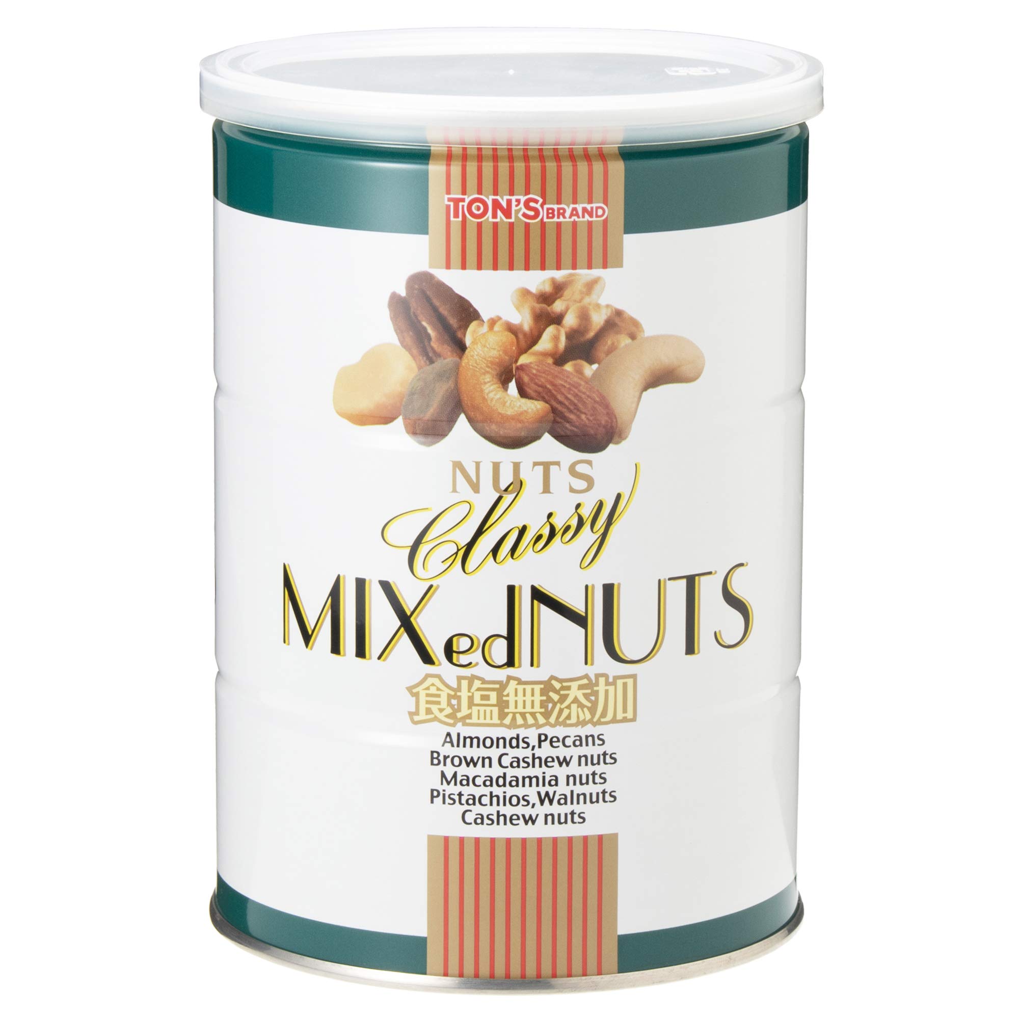 全国送料無料 東洋ナッツ食品 トン 食塩無添加 クラッシー ミックスナッツ 360g缶×6個入