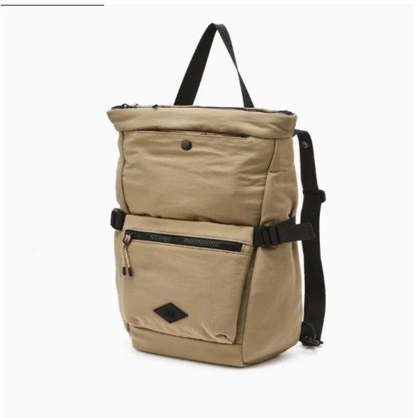 AK 분당점 ベージュ ナイロン バックパック 兼 ショルダーバッグ DBBA5EE70I2