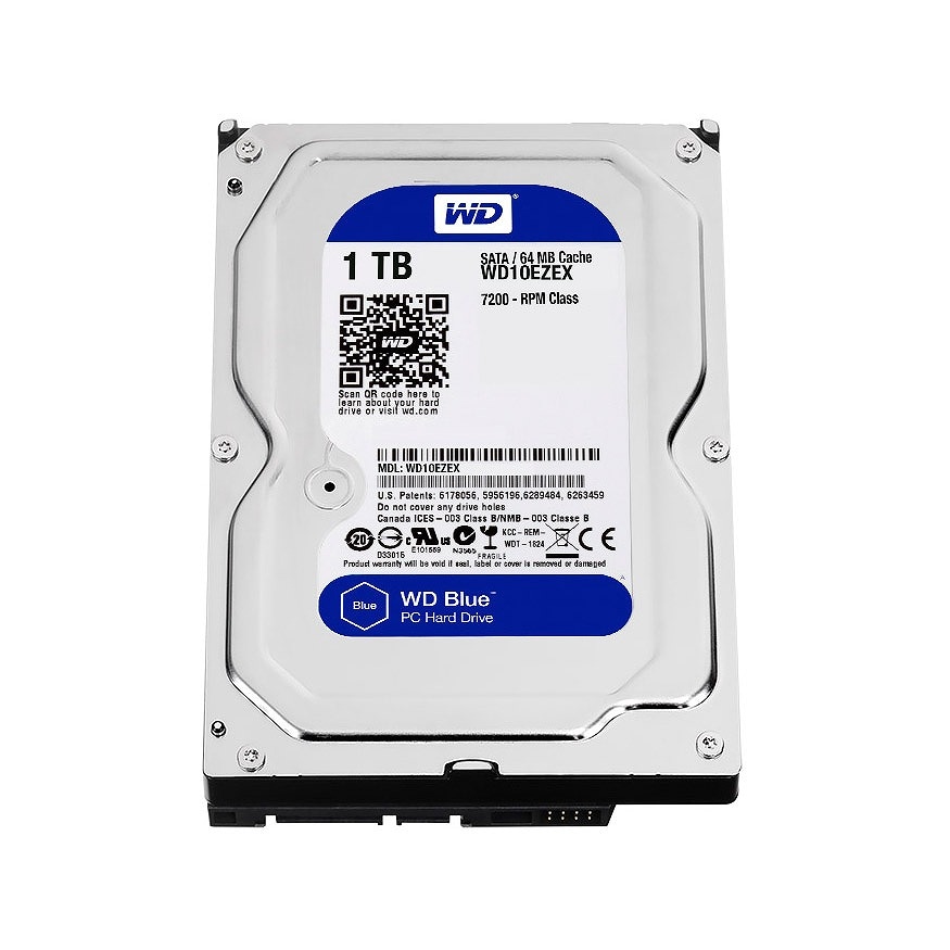 Western Digital（ウエスタンデジタル） WD Blue SATA3 6Gbps(SATA6G) 3.5型ハードディスク 1TB WD10EZEX
