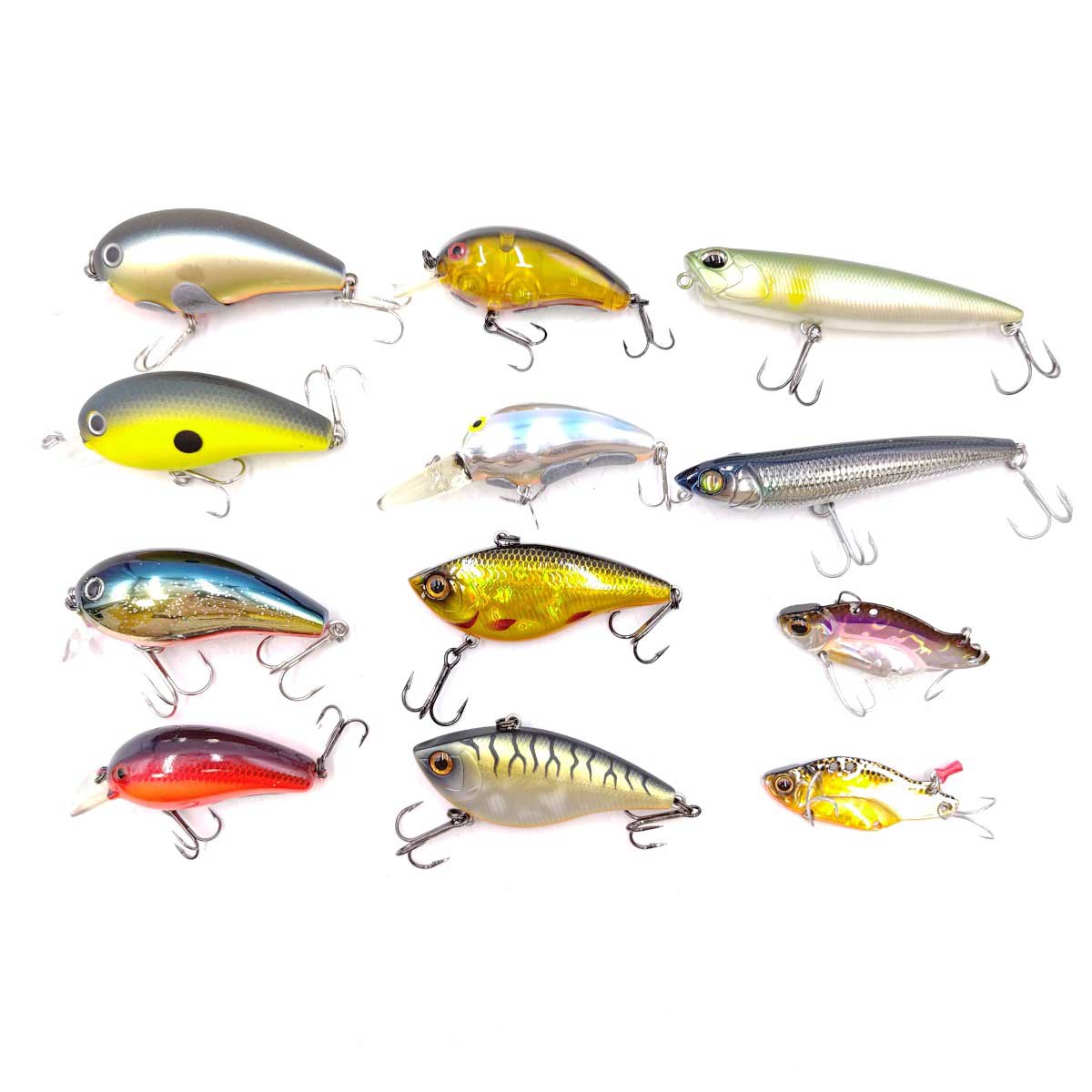 【中古】[12点セット] ダイワ DAIWA T.D.バイブレーション ピーナッツ レイズバイブ メガバス ドッグX ルアー