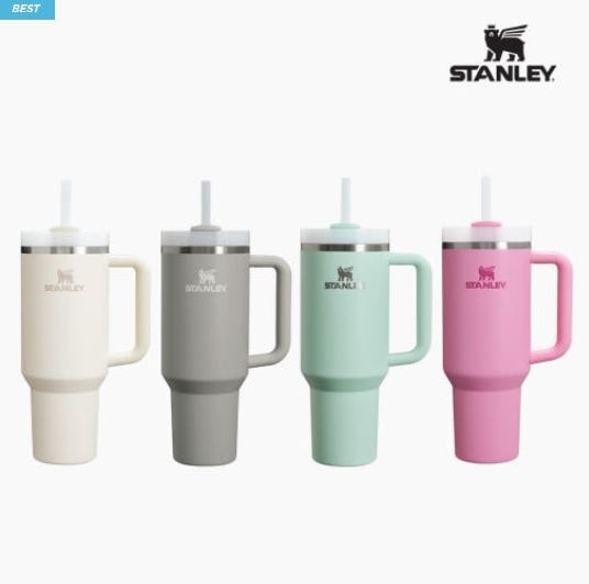 [正品] スタンリークエンチャー H2.0 フローステート タンブラー 1.18L 28color/ たみ式取っ手付き内蔵型ストロー/ステンレスタンブラー