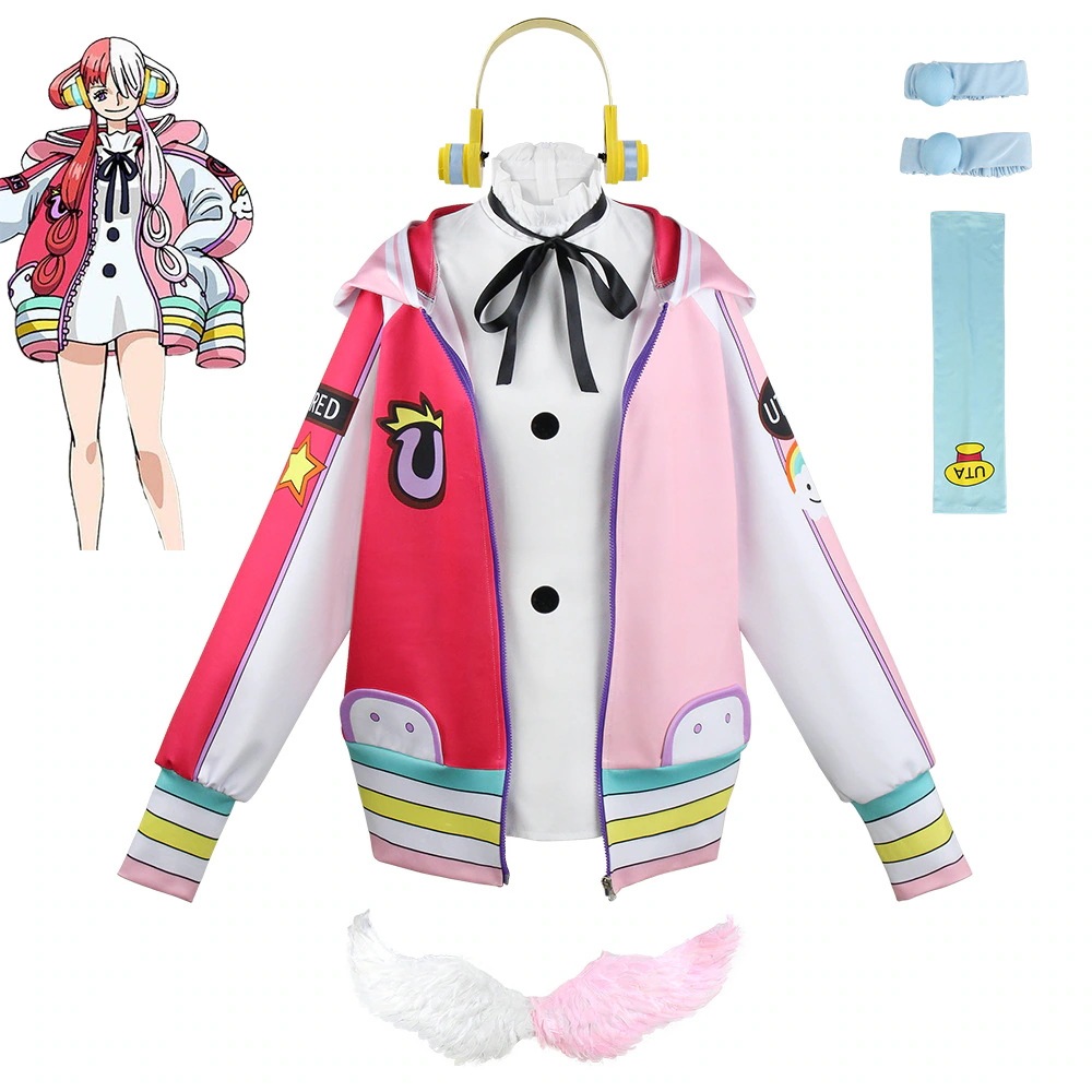 K1473ワンピースcos服red劇場版世界の歌姫コスプレ服演技服女装ウッタコス服