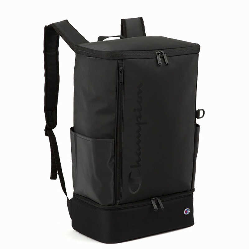 チャンピオン　コーティングボックスリュックL ブラック・ブラック　champion6397301