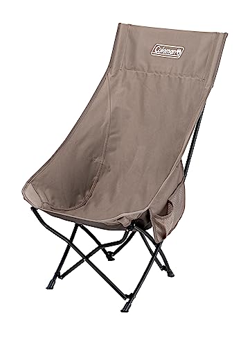 Coleman(コールマン) ヒーリングチェアNX HB(グレージュ) リラックス コンパクト アウトドア キャンプ ハイバック 収納ケース付き 運動会 レジャー 屋外 椅子 リラックス 持ち運び
