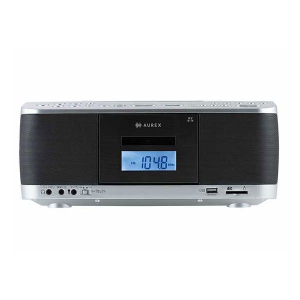 TY-CDX92(S) AUREX(オーレックス) SD/USB/CDラジオカセットレコーダー (Bluetooth対応)