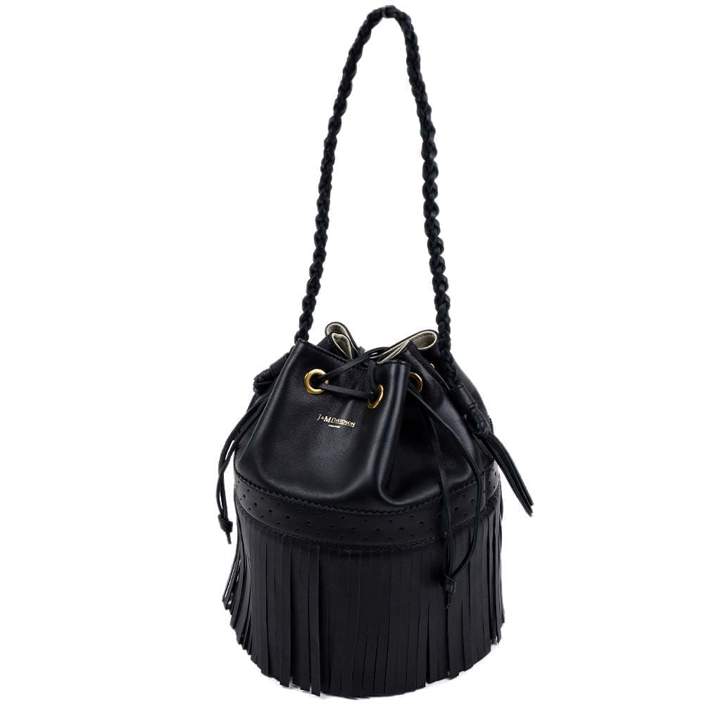 ジェイアンドエムデヴィッドソン バッグ ショルダーバッグ レディース フリンジ カーニバルL ブラック J&M DAVIDSON LLGC-0XX-SCXX-999G