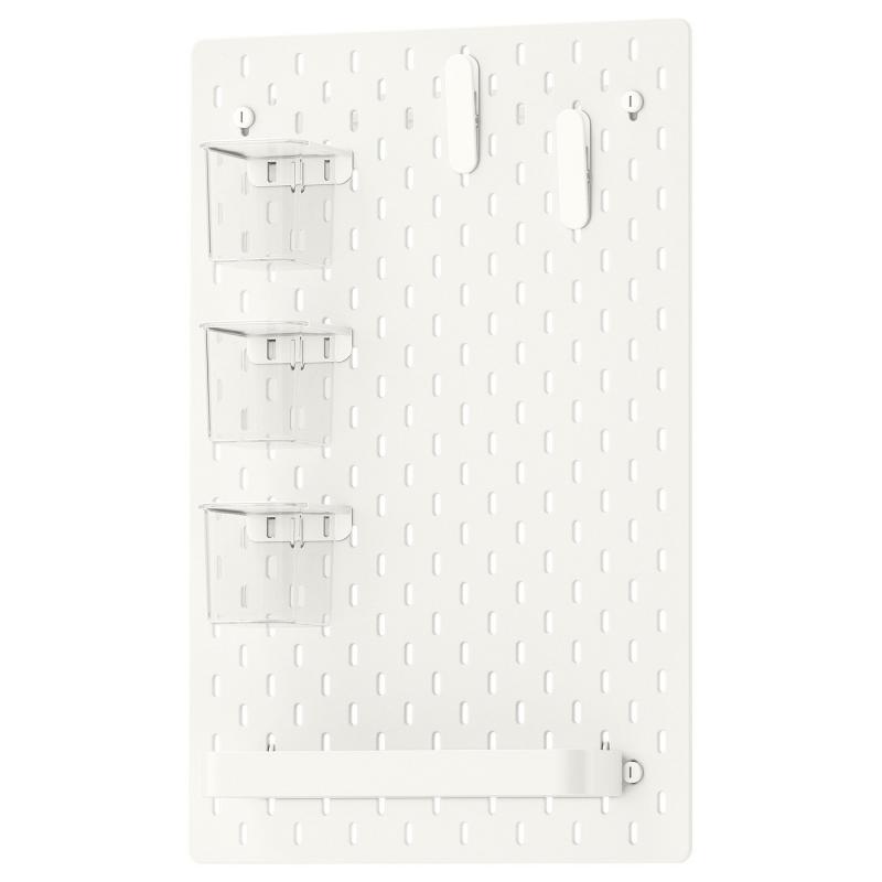 SKADIS スコーディス 有孔ボードコンビネーション - ホワイト 36x56 cm