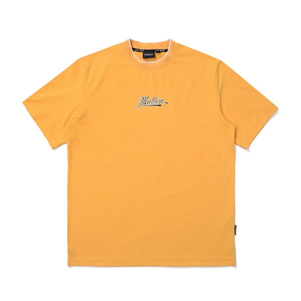 マルボンゴルフバケットモックネック Tシャツオレンジ (メンズ)