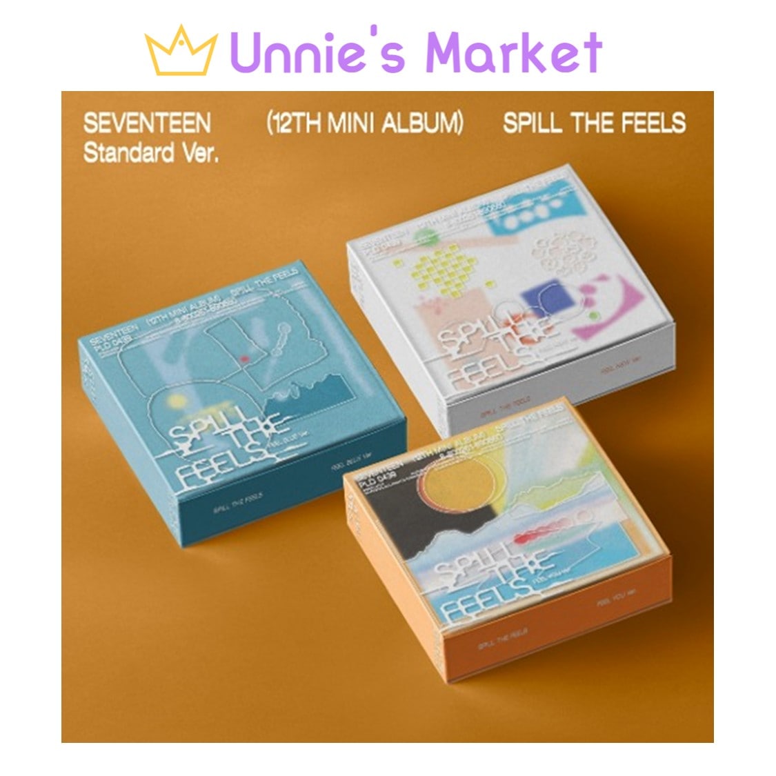 [SET] SEVENTEEN - Spill The Feels 12th Mini Album Standard Ver.