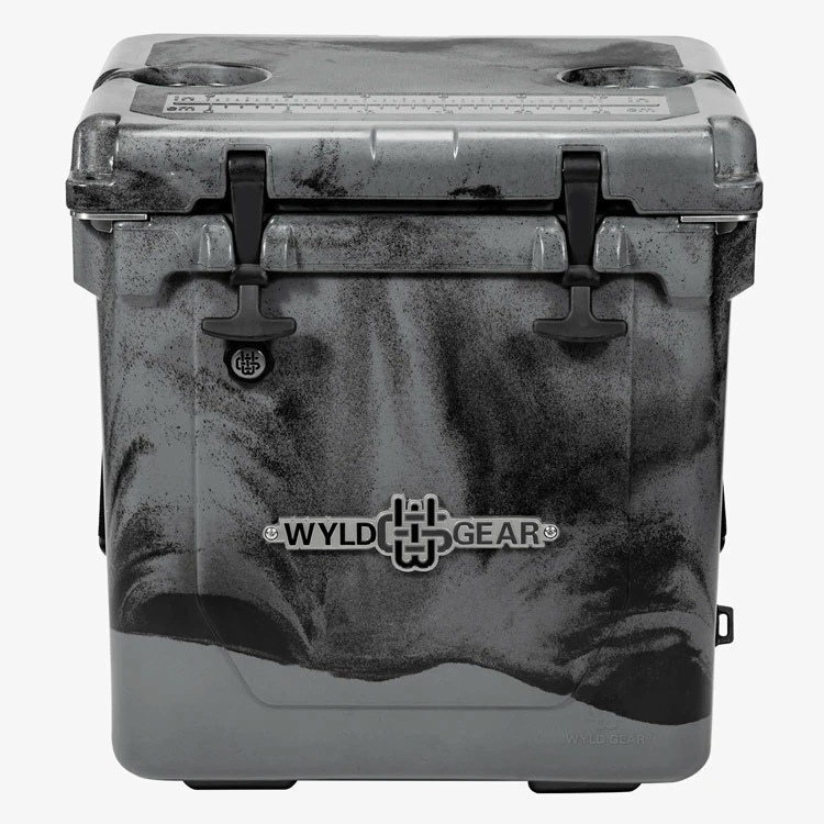 ワイルドギア WYLDGEAR ハードクーラー 25Q（24L） ブラック×シルバー 容量：24L #HC25-17SVBK