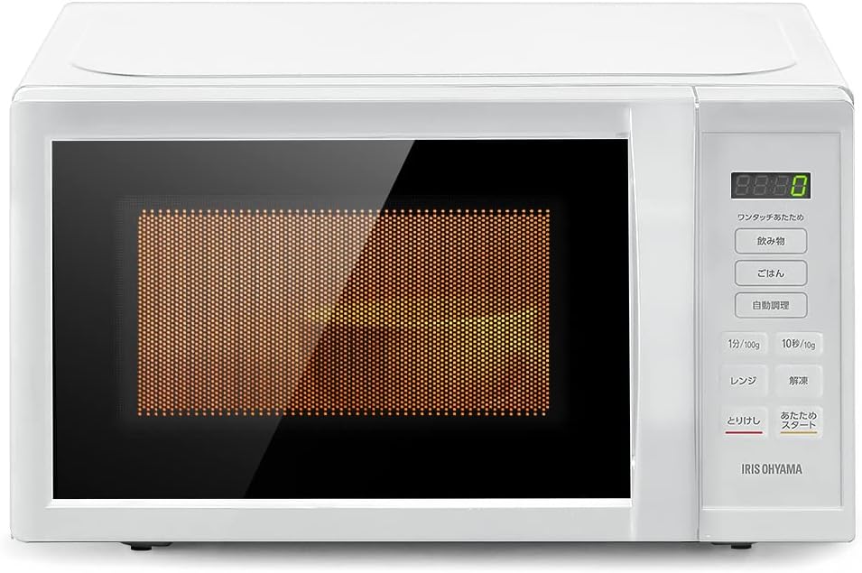 アイリスオーヤマ カウンタートップ 電子レンジ 17L ターンテーブル ヘルツフリー 単機能 全国対応 一人暮らし 新生活 IMB-T178-W ホワイト