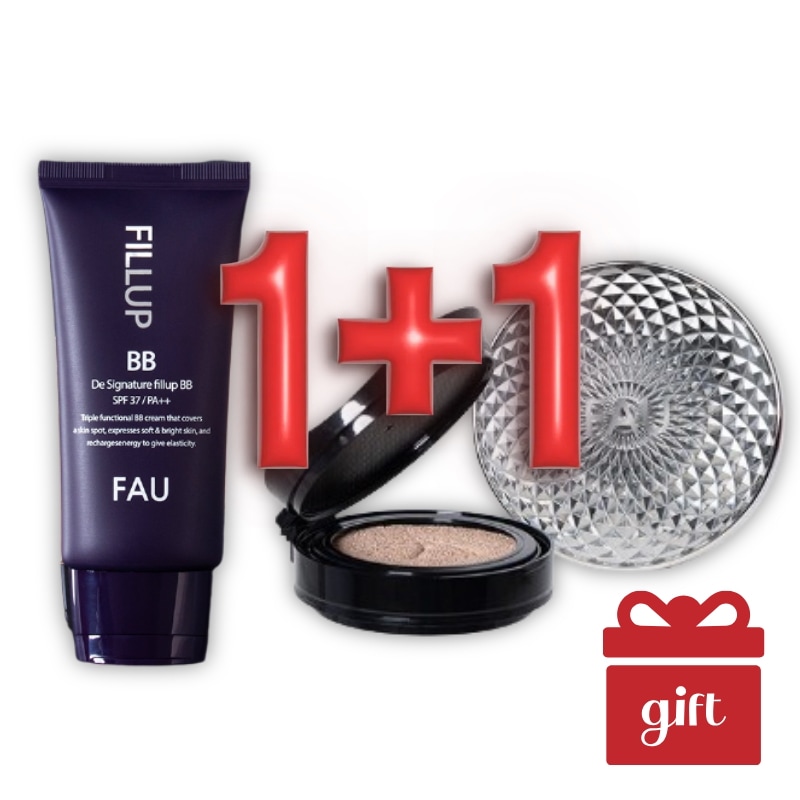 【プロ仕様ツヤ肌セット】 ディ シグネチャー フィルアップ BB SPF37 PA+++ 50g ＆ スタークッション シルバーエディション SPF50+ PA+++ 本品15g＋リフィル15g