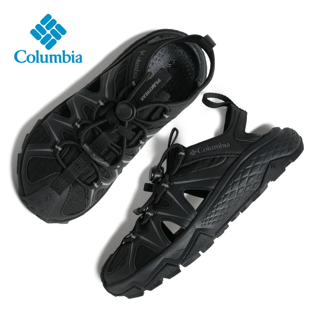 Columbia コロンビア ピークフリーク ラッシュ シャンダル サンダル PEAKFREAK RUSH SHANDAL SANDAL BLACK TI GREY STEEL ( 黒 レディース ウ