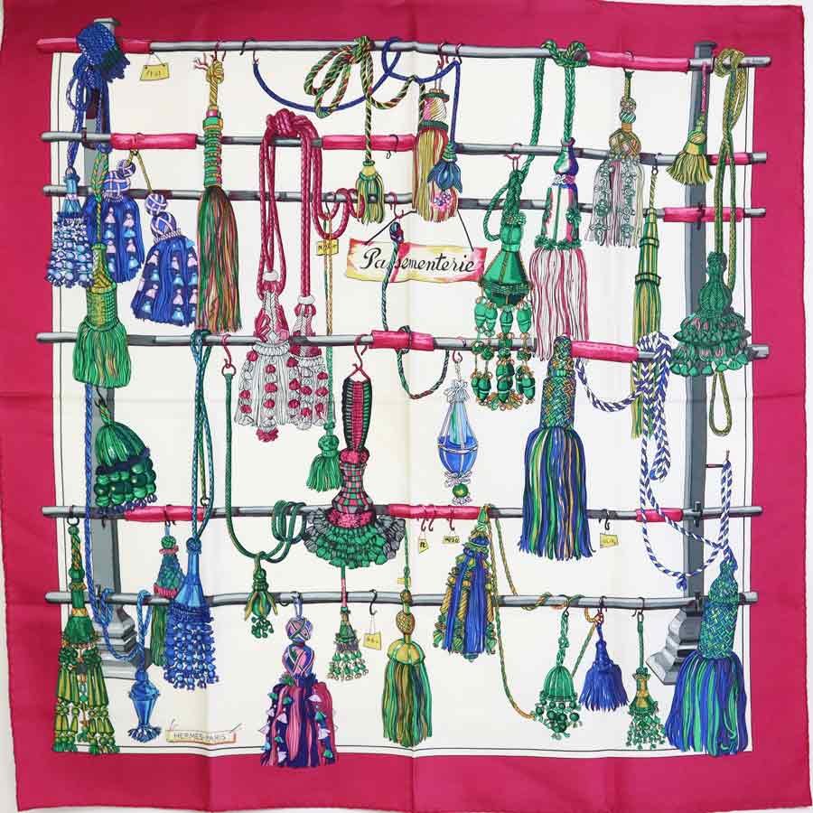 エルメス HERMES スカーフ カレ90 シルク マゼンタ/マルチカラー レディース w1013a 13,528円