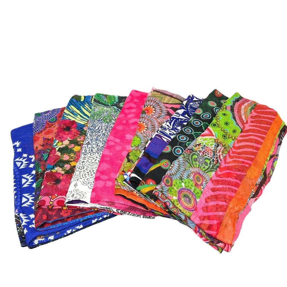 Desigual デシグアル ストール ストール ショール 17点セット アクセサリー マフラー ポリエステル マルチカラー