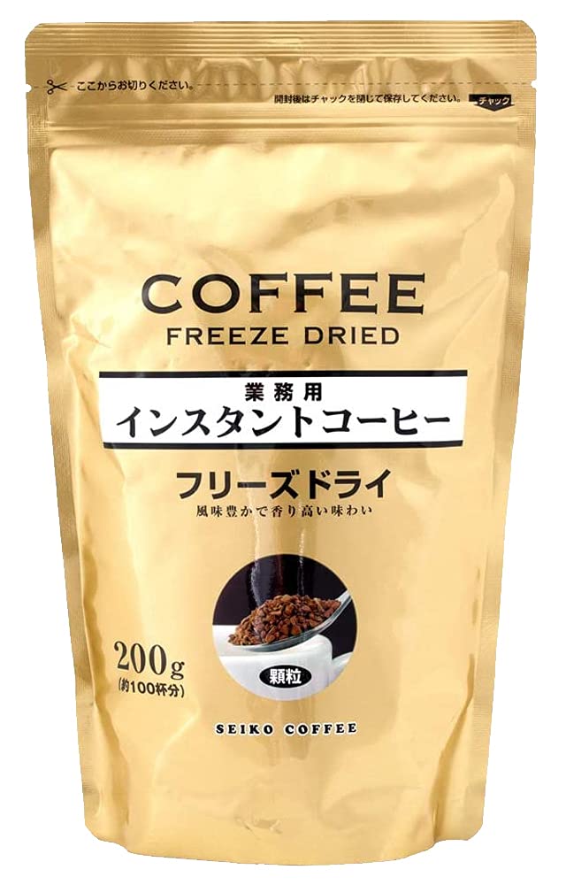 カフェ工房 インスタントコーヒー フリーズドライ 200g×6袋 1袋サービス