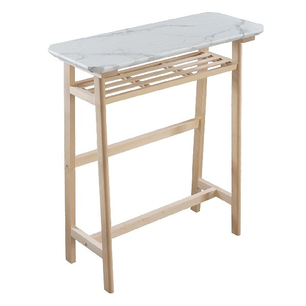 カウンターテーブル 幅90cm COLLET 大理石風 テーブル 木製 大理石柄 マーブル柄 机 つくえ カウンター ハイテーブル キッチン バーテーブル 収納 おしゃれ カフェテーブル