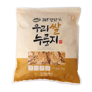 [ad233] 365快適私たちの米おこげ3kgx1p韓国産