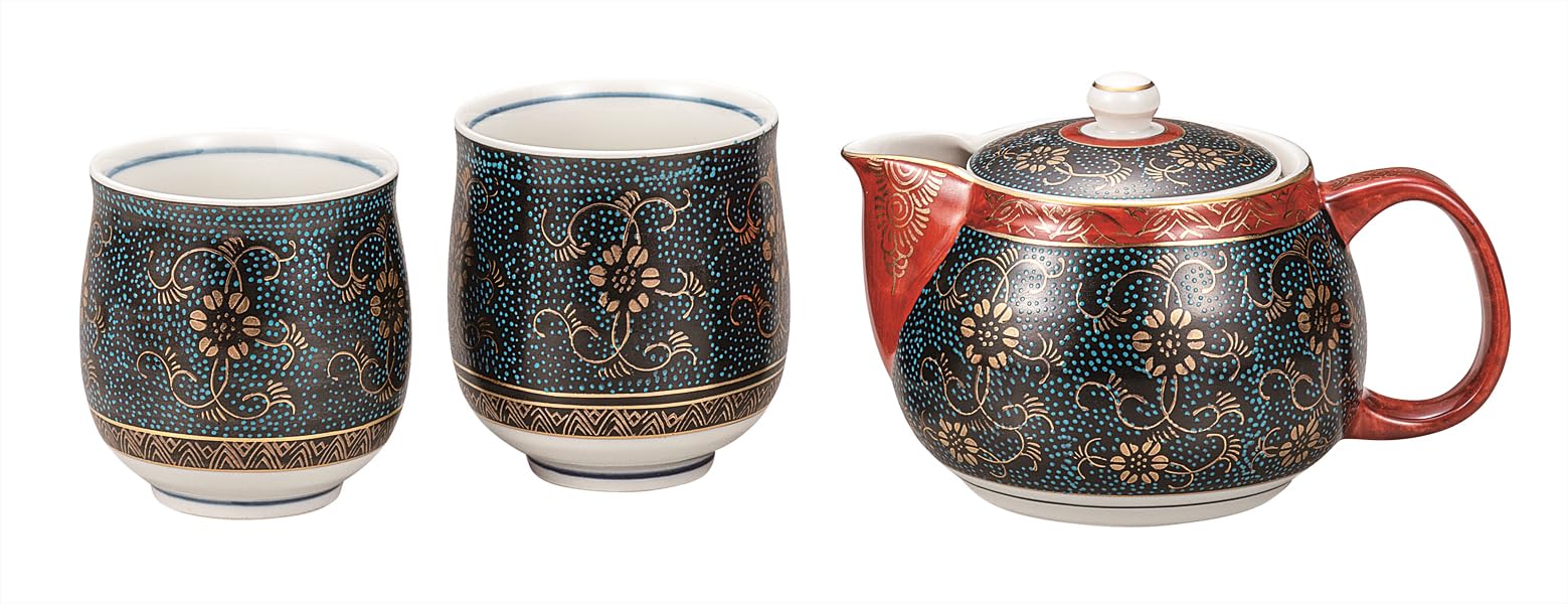 ナカマル『九谷焼』くつろぎ揃青粒鉄仙 K9-670 6,378円