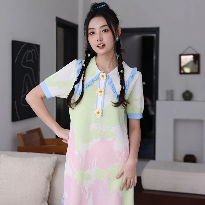 の新作婦人服フレンチドーパミンワンピース