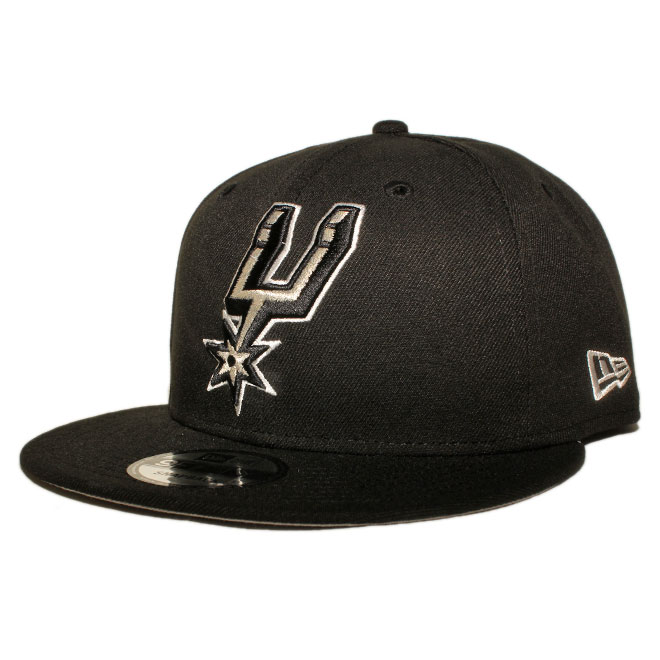 スナップバックキャップ 帽子 9fifty メンズ レディース NBA サンアントニオ スパーズ フリーサイズ
