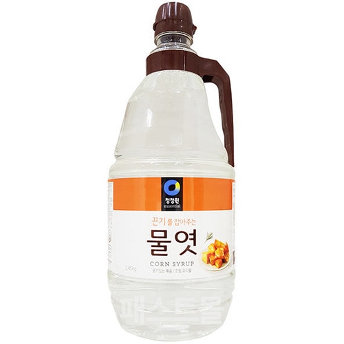 清浄園 水飴 2.45kg x 6個 とうもろこし 澱粉 100% 低カロリー 甘味料 水あめ 韓国 食品 食材 料理 調味料