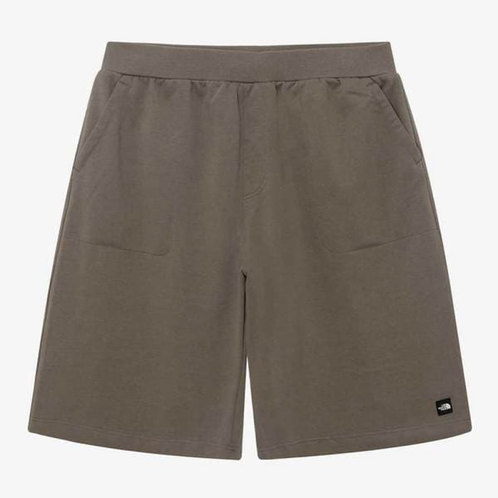 [ノースフェイス公式] NS6KR01L ホワイトレーベルバミューダスウェットショーツ_ベージュブラウン