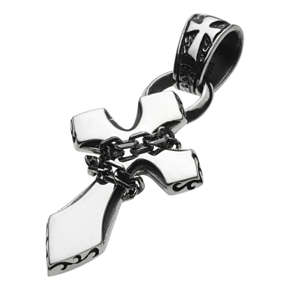 [セノーテ] クロス チェーン ペンダント【シルバー925 シルバーアクセサリー】 p0313