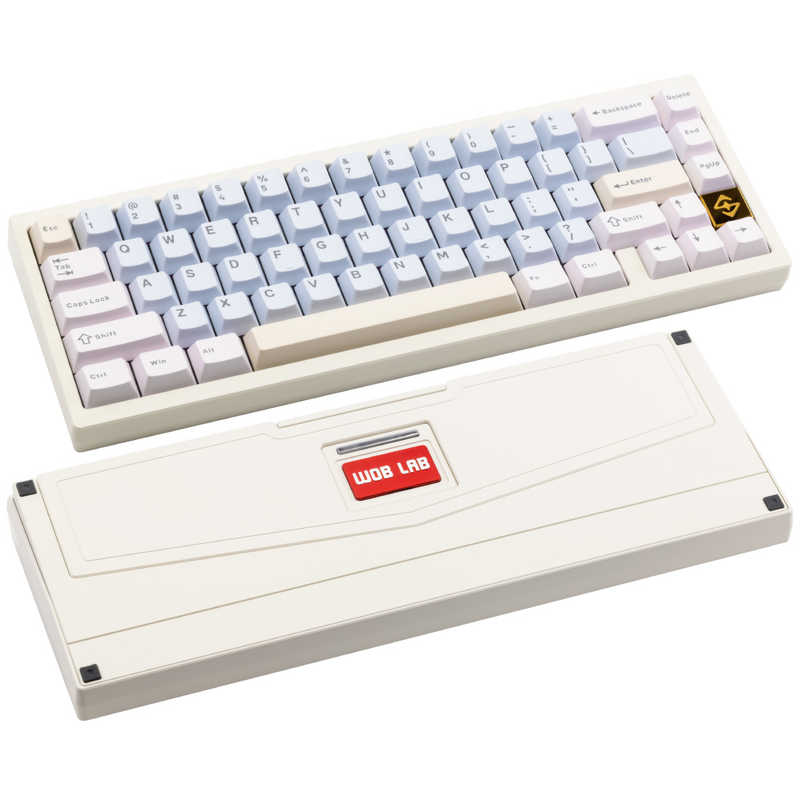 KIBU　キーボード ZEN 65 Lite(英語配列) ホワイト ［有線・ワイヤレス / Bluetooth・USB］　LZ65Wht