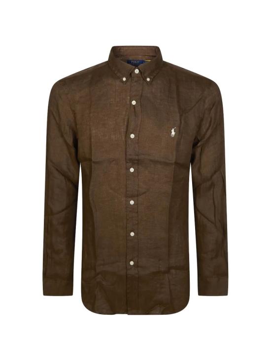 POLO RALPH LAUREN Men Long Tops 710 968 915 500 CHESTNUT