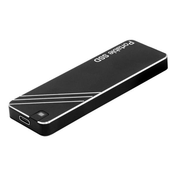 WKWW外付け SSD 1TB USB3.0超高速 小型/軽量/耐衝撃コンパクトSSD USB-A& USB-C交換プラグ搭載 収納ケース付-X