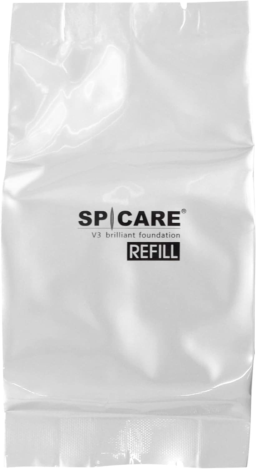 詰替用 SPICARE【正規品】V3　ブリリアント　ファンデーション　レフィル　15g 専用 パフ付 REFILL 　スピケア 専用ケース パフ付 針 hari ファンデ V