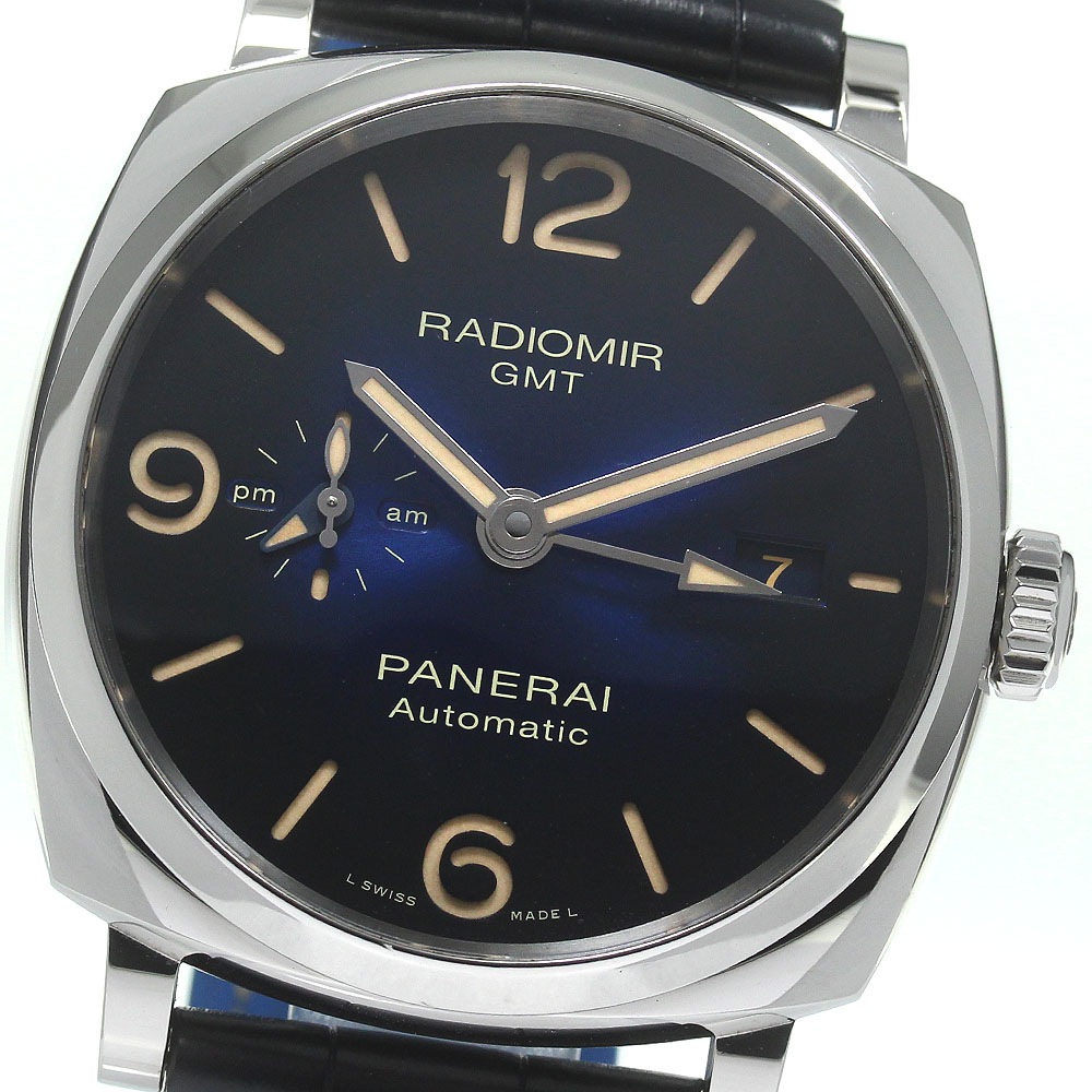 パネライ PANERAI PAM00945 ラジオミール 1940 3デイズ GMT パワーリザーブ ブティック限定モデル 自動巻き メンズ 保証書付き_816493【中古】