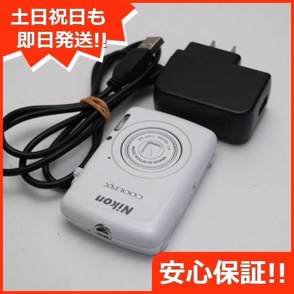 美品 COOLPIX S01 ホワイト デジカメ Nikon 221