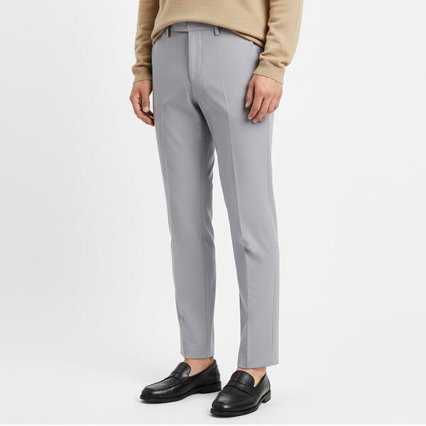 メンズスラックスパンツ9分丈リンクルフリーフォーマルパンツ4カラー_P409059921