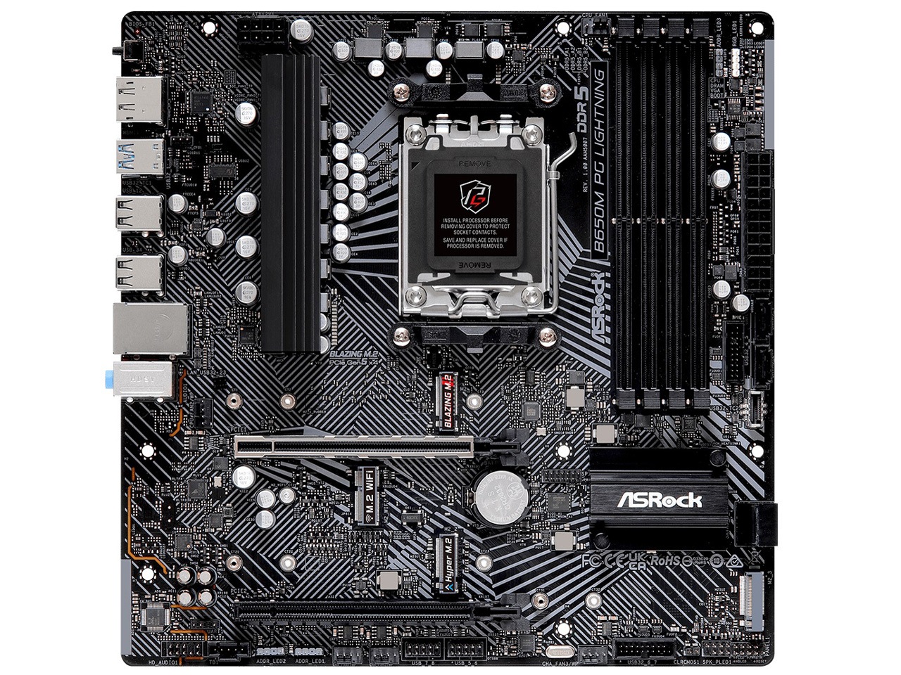 ASRock マザーボード B650M PG Lightning 即納OK