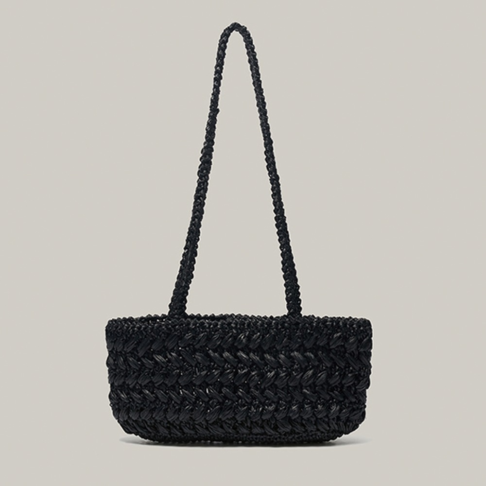 ShopM タララフィアバッグ (ブラック)