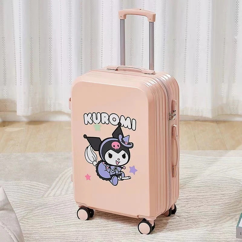 キャリーバッグ Kuromiスーツケース新作 女性ins可愛い 耐久性パスワードボックス キャリーケース小清新革ケース
