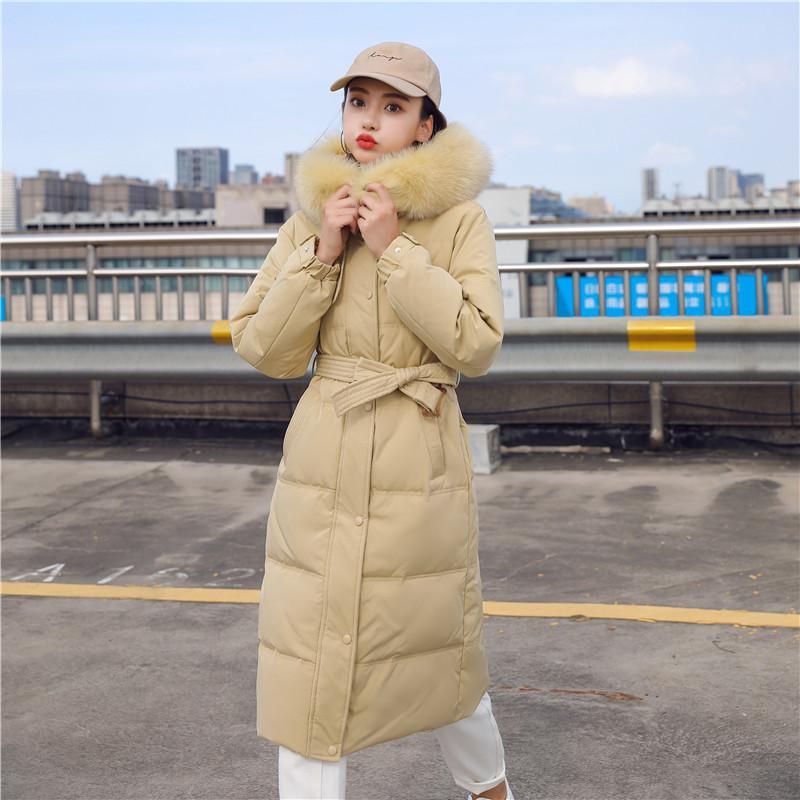 ダウンコートコートレディース冬ダウンジャケットロングコート帽子付きポケット付きファーアウタージャンパーロング