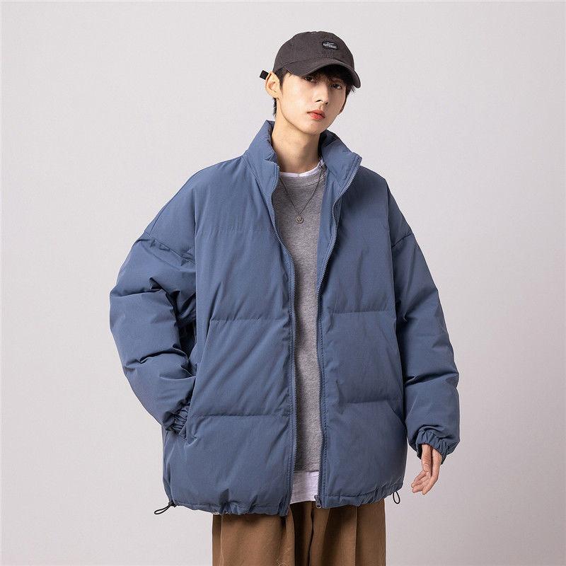 ファッション フェイクダウンジャケット 防寒 秋冬 人気アウター メンズ 保温中綿コート メンズ 大きいサイズ アウター 綿入れ 冬服