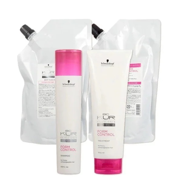 BCクア フォルムコントロール シャンプー a 250mL + 600mL + トリートメント a 250g + 600g セット